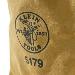 Klein Tools Brown Water-Repellant Canvas Pouch 7.5" With Belt Loop -Tools Kleina Shop 548860 w DetailedProductView2 Lg