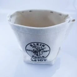 Klein Tools Beige Tunnel Loop Canvas Bull Pin And Bolt Bag 9" -Tools Kleina Shop 548873 w DetailedProductView2 Lg