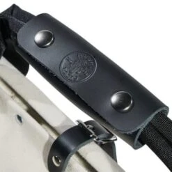 Klein Tools Natural/black Canvas Tool Bag 18" With Leather Bottom -Tools Kleina Shop 548900 w DetailedProductView6 Lg