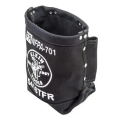 Klein Tools Black Flame-Resistant Canvas Bolt Bag 5" -Tools Kleina Shop 548902 w DetailedProductView6 Lg