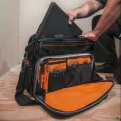 Klein Tools Tradesman Pro Black/orange Tach Bag 16" -Tools Kleina Shop 548905 w DetailedProductView3 Lg