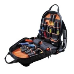 Klein Tools Tradesman Pro Black Tool Gear Backpack 17.5" -Tools Kleina Shop 548908 w DetailedProductView5 Lg