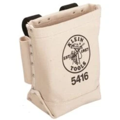 Klein Tools Beige Canvas Bull Pin And Bolt Bag 9" -Tools Kleina Shop 548910 WebOnly Lg