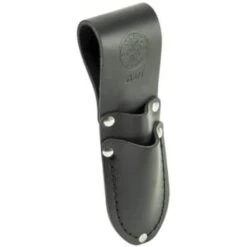 Klein Tools Black Leather 2-Pocket Scissor & Cable Splicer Knife Holder 7.25" -Tools Kleina Shop 548914 w DetailedProductView3 Lg