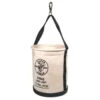 Klein Tools Beige Canvas Swivel Snap Straight Wall Bucket 12" -Tools Kleina Shop 548923 w MainProductImage Lg