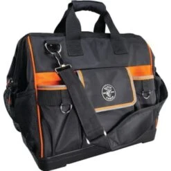 Klein Tools Tradesman Pro Black Wide-Open Tool Bag 17.5" -Tools Kleina Shop 548933 V Lg