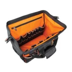 Klein Tools Tradesman Pro Black Wide-Open Tool Bag 17.5" -Tools Kleina Shop 548933 w DetailedProductView6 Lg