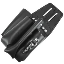 Klein Tools® Black Leather 4-Pocket Tool Pouch 11" For Belt -Tools Kleina Shop 548958 w DetailedProductView2 Lg