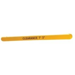 Vestil Clearance Bar Without Lettering 110 Inches