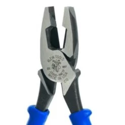 Klein Tools® 9'' Journeyman High-Leverage Side-Cutting Fish Tape Pulling Pliers -Tools Kleina Shop 677350 w DetailedProductView7 Lg