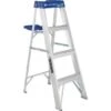 Louisville Ladder 4' Aluminum Step Ladder Type 1 -Tools Kleina Shop 750022 V Lg