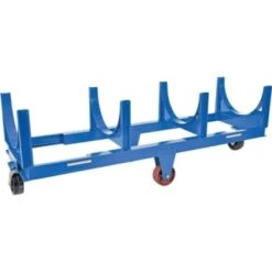 Vestil Blue Heavy-Duty Cradle Cart 99 X 31.5"