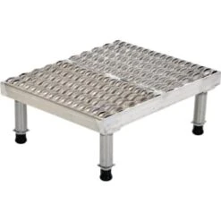 Vestil Aluminum Work-Mate Stand 19 X 24 X 15-1/2" With Serrated Deck