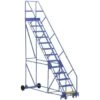 Vestil 50° Grip Strut 13-Step Rolling Warehouse Ladder 120.88" -Tools Kleina Shop 926604 WebOnly Lg