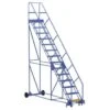 Vestil 50° Grip Strut 14-Step Rolling Warehouse Ladder 128.06" -Tools Kleina Shop 926612 WebOnly Lg