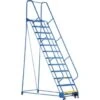 Vestil Grip Strut 12-Step Portable Warehouse Ladder 87.63 X 38.94" -Tools Kleina Shop 926813 V Lg