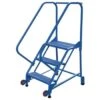 Vestil 50° Perforated 3-Step Tip-N-Roll Ladder 38.5 X 29.5" -Tools Kleina Shop 926876 WebOnly Lg