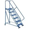 Vestil 50° Grip Strut 6-Step Tip-N-Roll Ladder 63.38 X 29.5" -Tools Kleina Shop 926881 WebOnly Lg