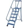 Vestil 50° Grip Strut 6-Step Tip-N-Roll Straddle Ladder 77.13 X 29.5" -Tools Kleina Shop 926905 WebOnly Lg