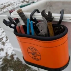 Klein Tools® Hard-Body Oval Bucket Withkickstand Orange -Tools Kleina Shop 993148 w DetailedProductView3 Lg